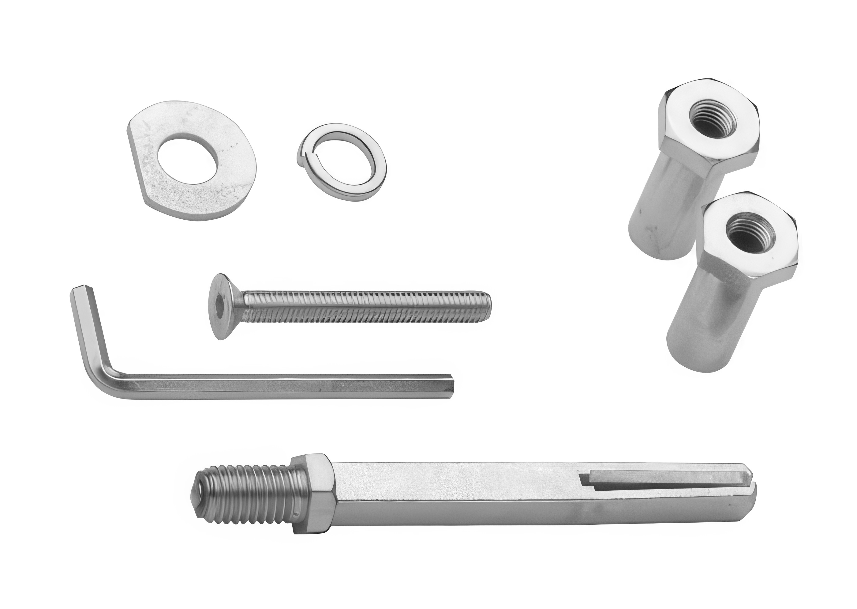 Spojovací materiál pro bezpečnostní kování 802, R1 86-100 mm - ROSTEX