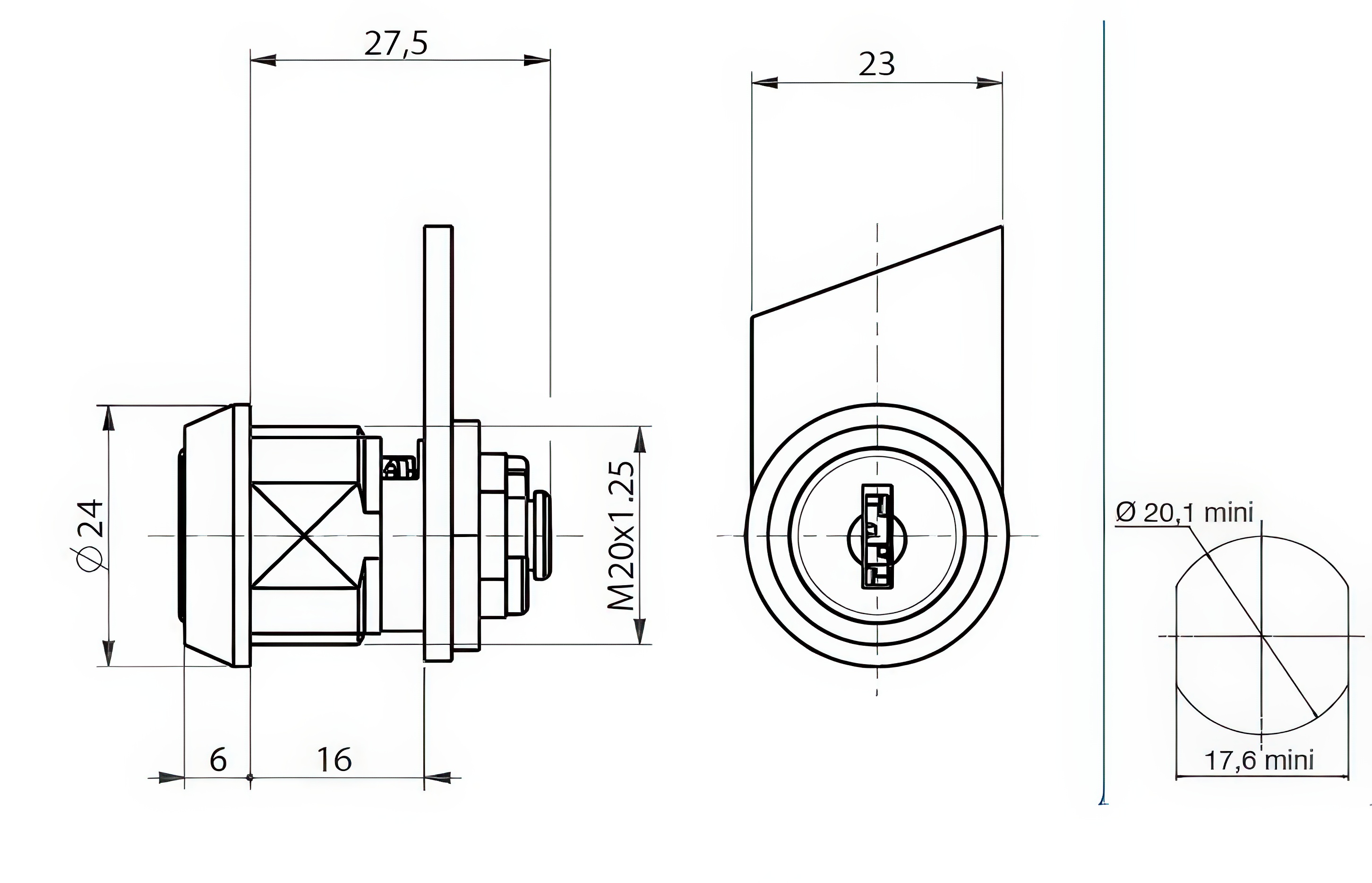 Zámečnický produkt Zámek ronis 01700