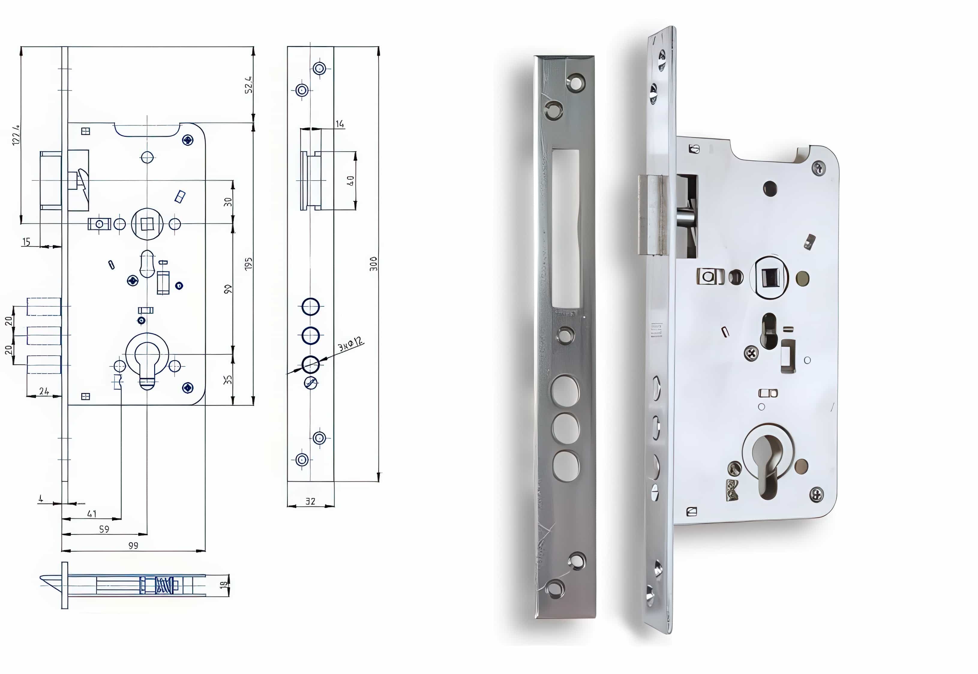 Cylindrická vložka Zámek HOBES K 141