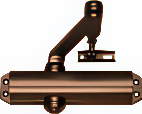 Zámečnický produkt Dveřní zavírač FAB DC 120 s ramínkem hnědý
