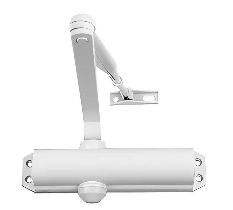 Zámečnický produkt Dveřní zavírač FAB DC 120 s aretací bílý