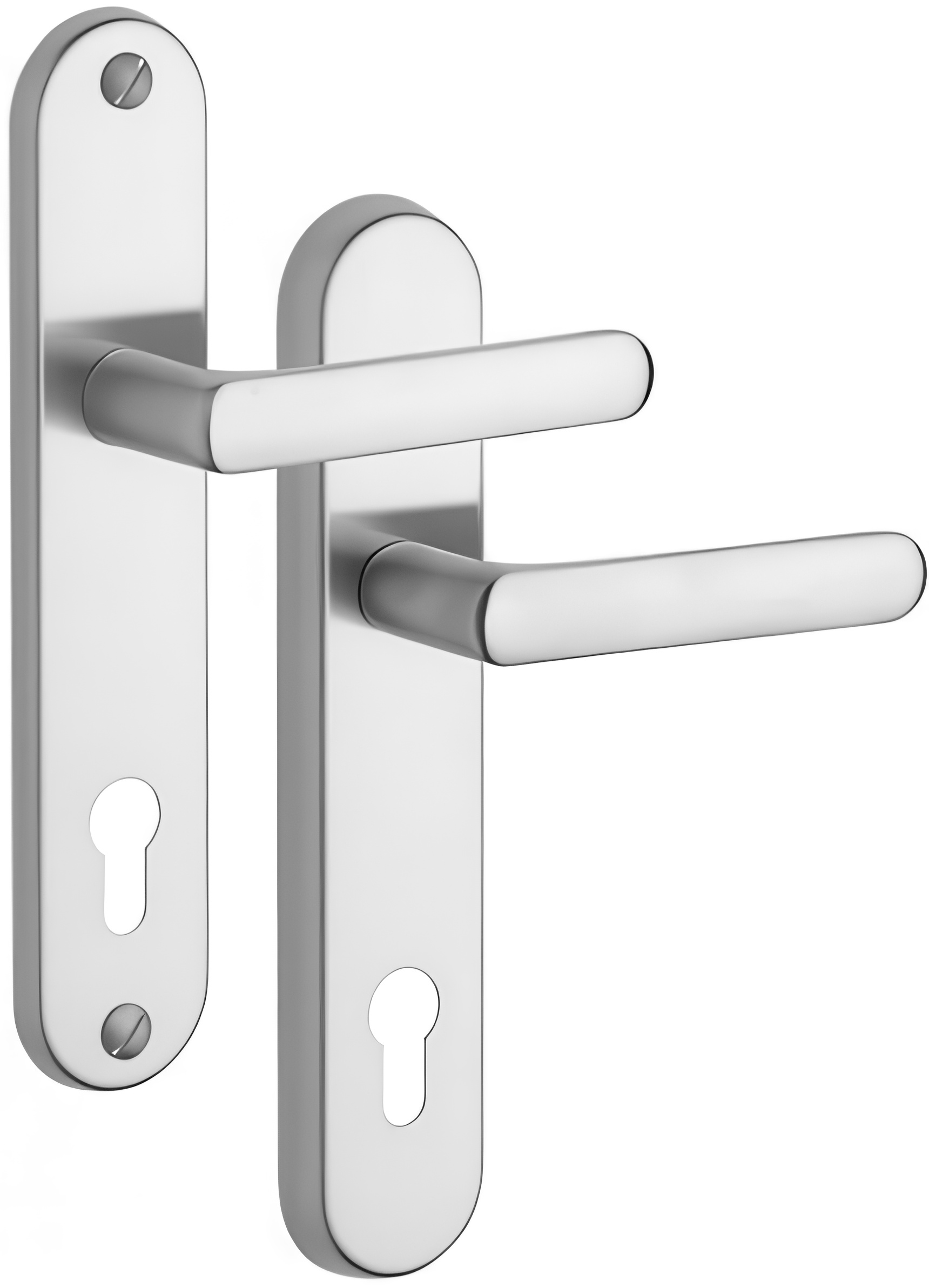 Bezpečnostní kování Rostex 807/72 OBLÉ EXCLUSIVE titan leštěný