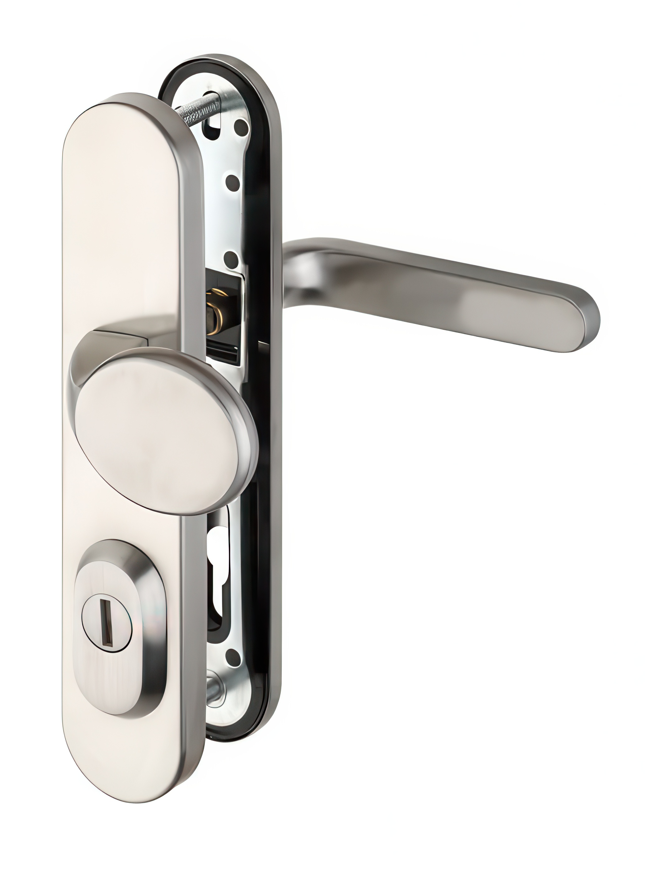 Bezpečnostní kování Rostex RX1/90 SOLID BT4 titan matný