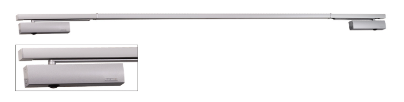 Zámečnický produkt GEZE kluzná lišta ISM TS 5000 stříbrná