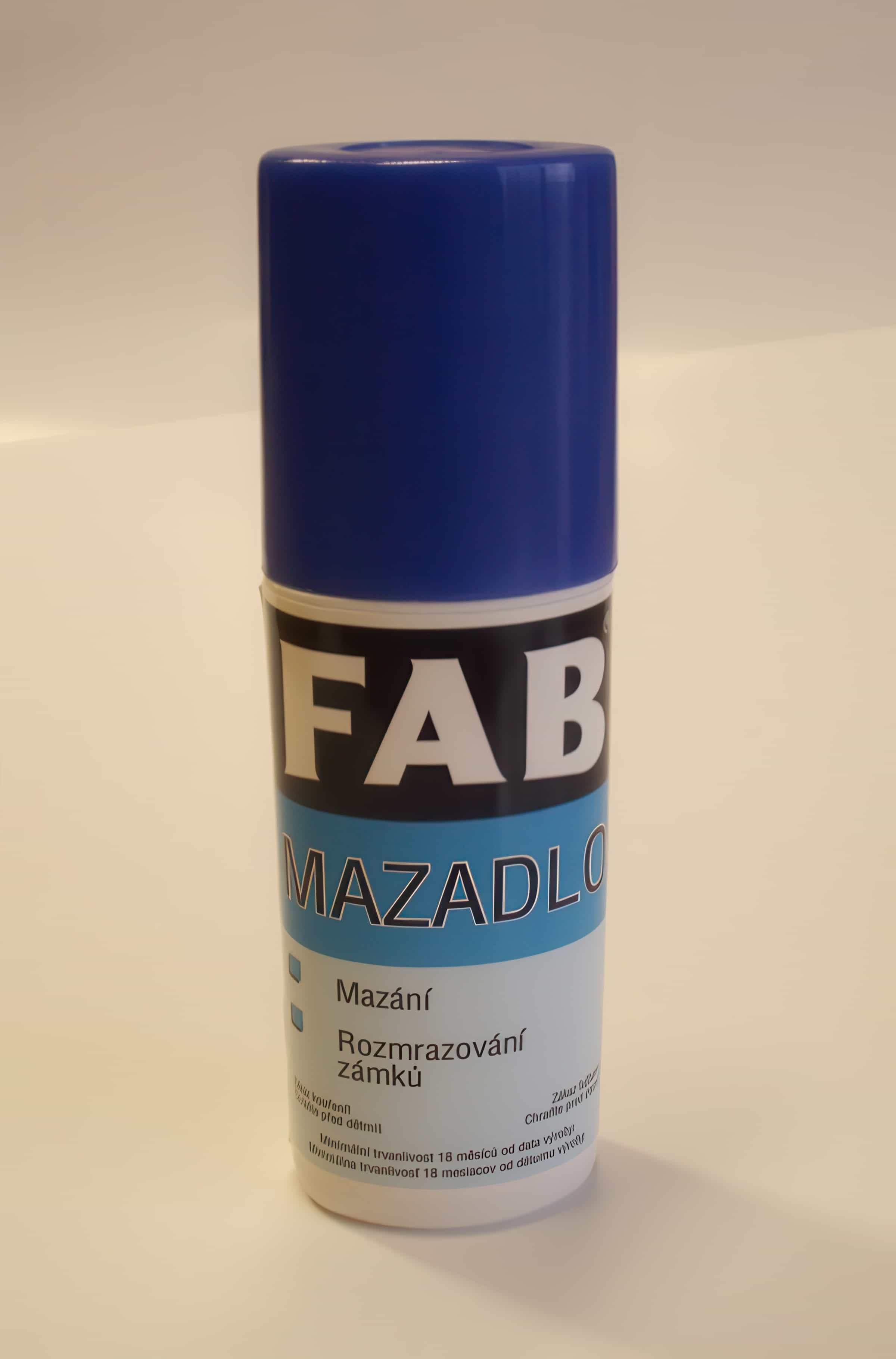 Zámečnický produkt Mazadlo FAB