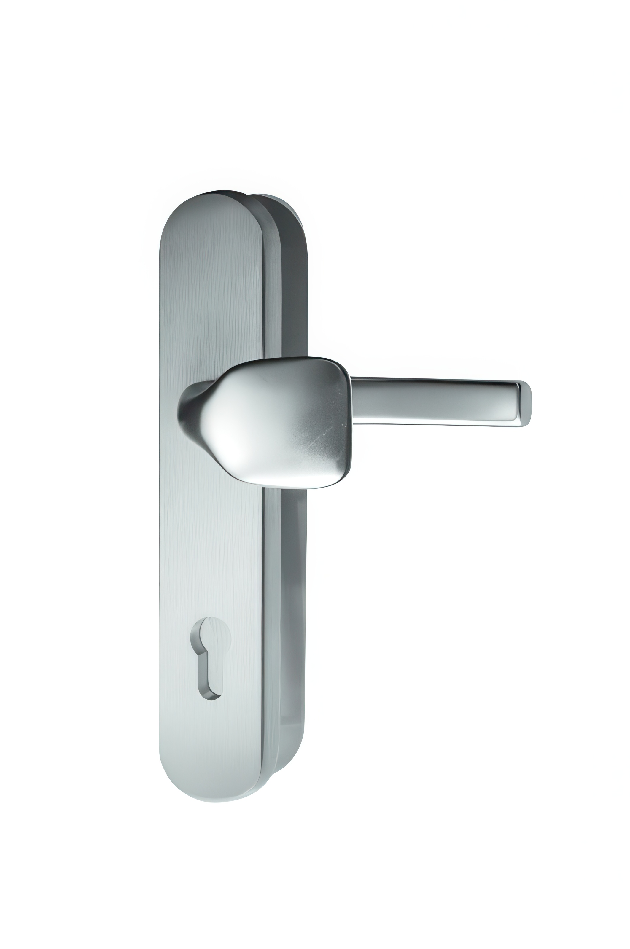 Bezpečnostní kování Richter (802) R101.PZ.90.F1.TB3-stříbrné - RICHTER CZECH