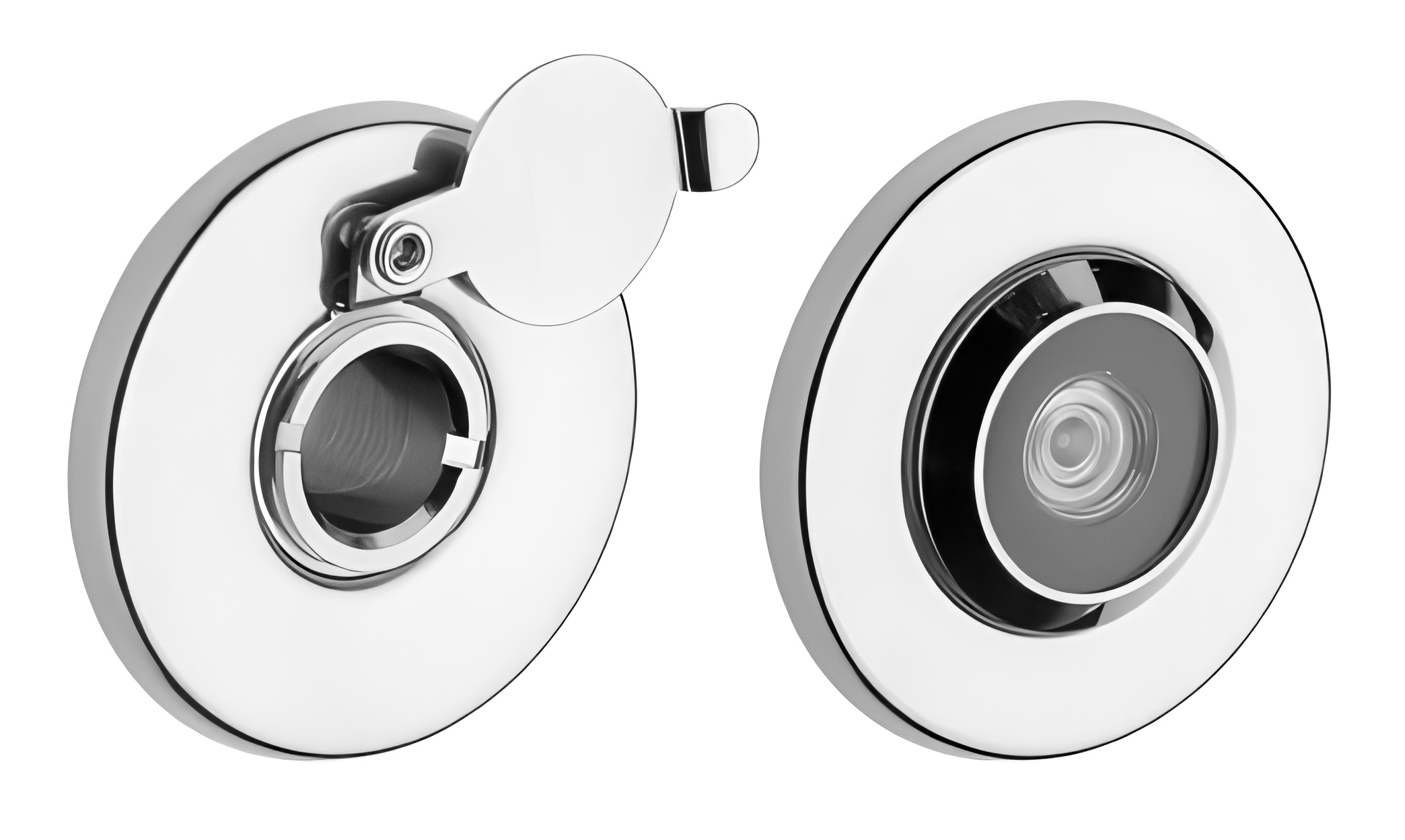 Zámečnický produkt Průhledítko - kukátko Rostex chrom nerez