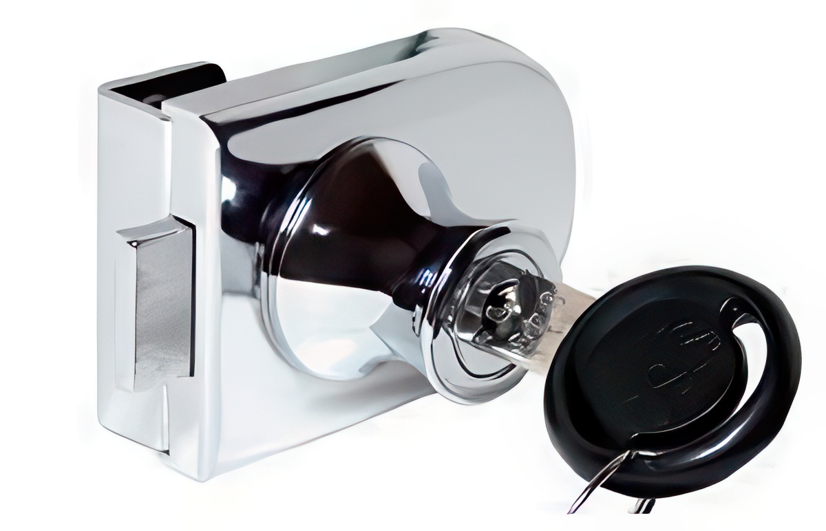 Zámečnický produkt Siso 640.81/ Cr 408 zámek na sklo