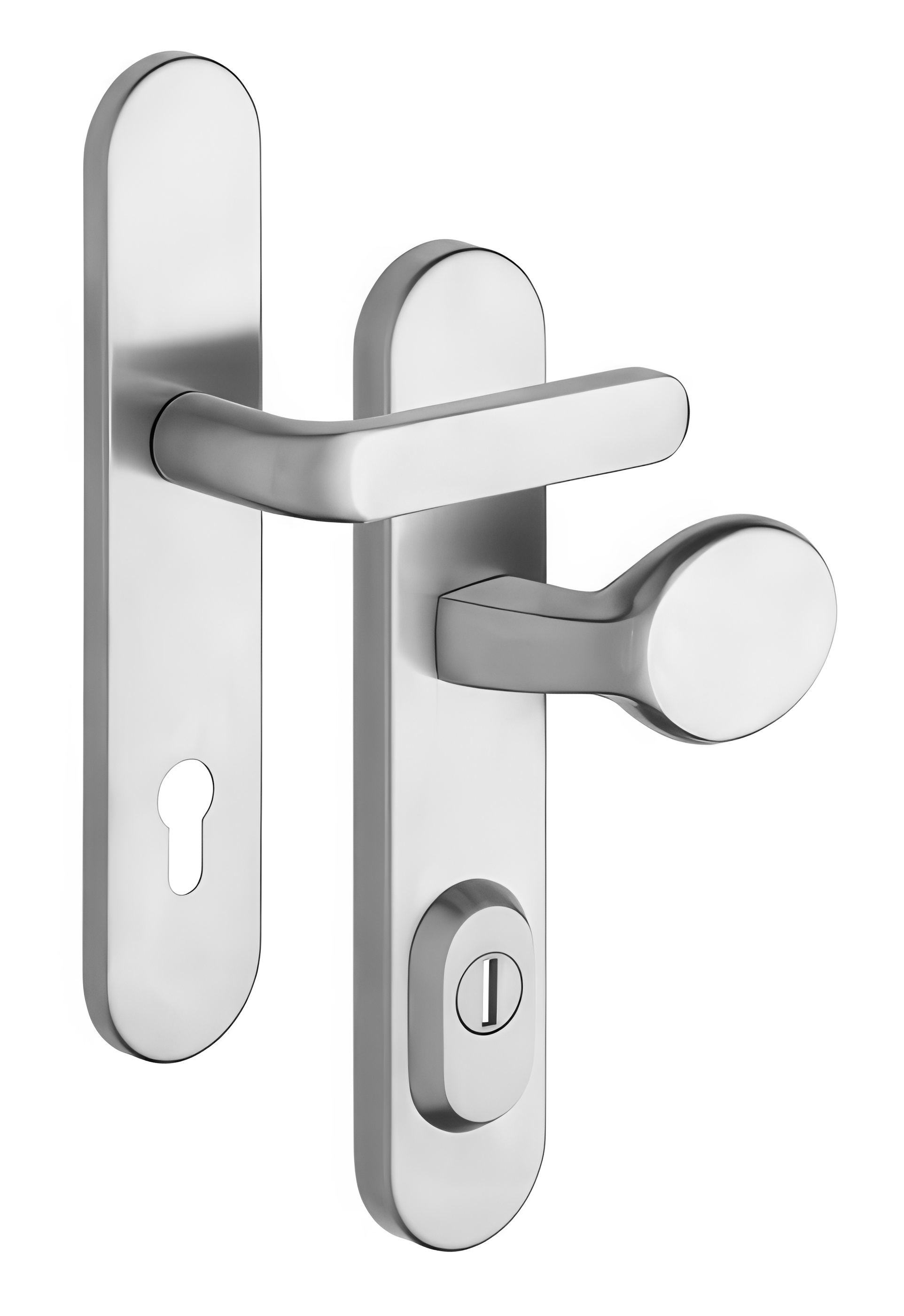 Bezpečnostní kování Rostex RX1/72 SOLID BT4 titan matný