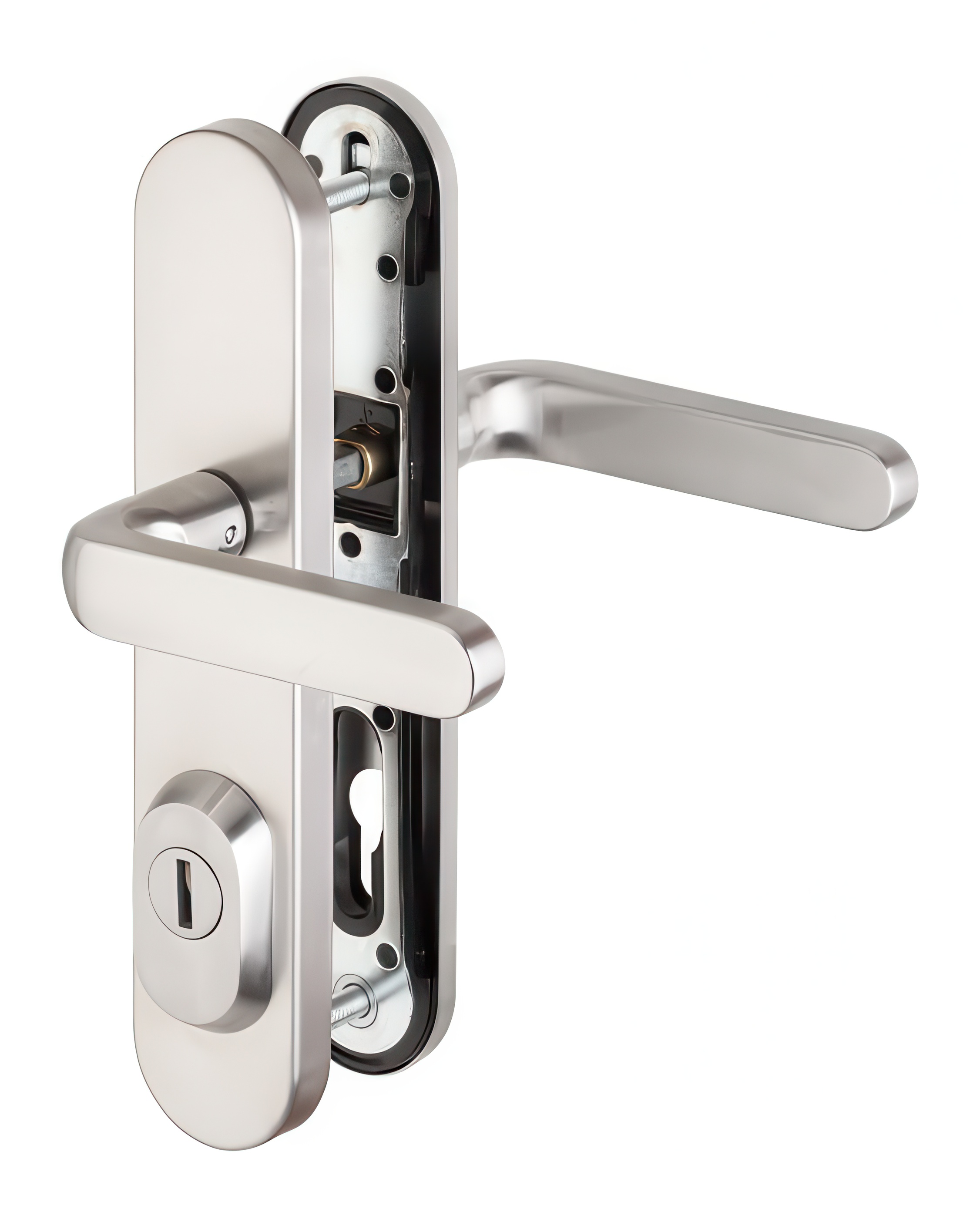 Bezpečnostní kování Rostex RX4/90 SOLID BT4 titan matný