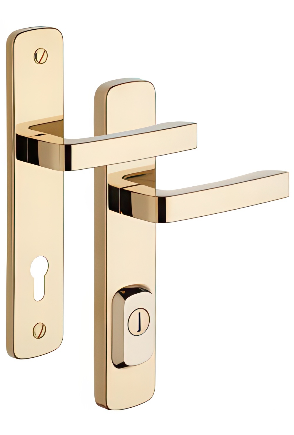 Bezpečnostní kování Rostex R4/90 ASTRA titan leštěný