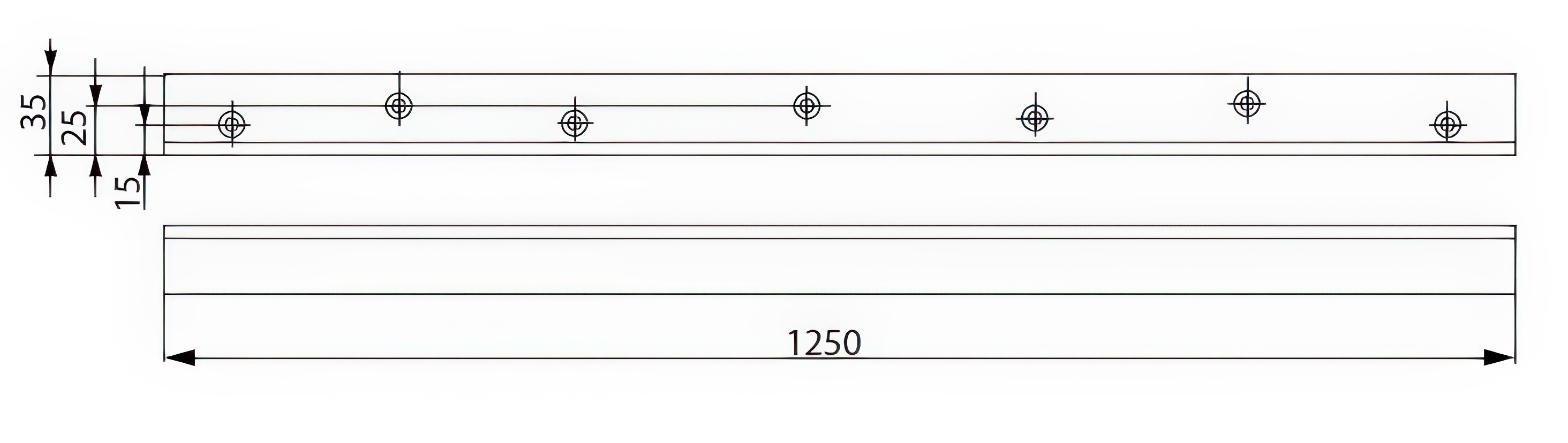 Zámečnický produkt Montážní plech A117 - ASSA ABLOY