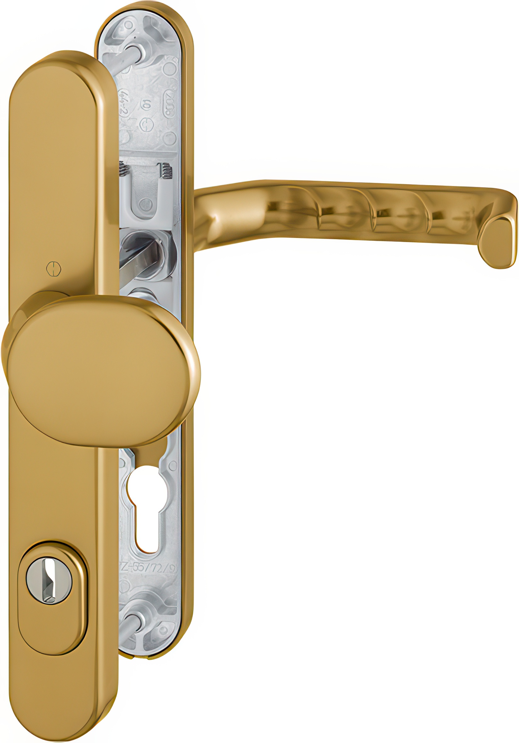 Bezpečnostní kování HOPPE LIVERPOOL Klika-Knoflík bronzový hliník s překrytím vložky