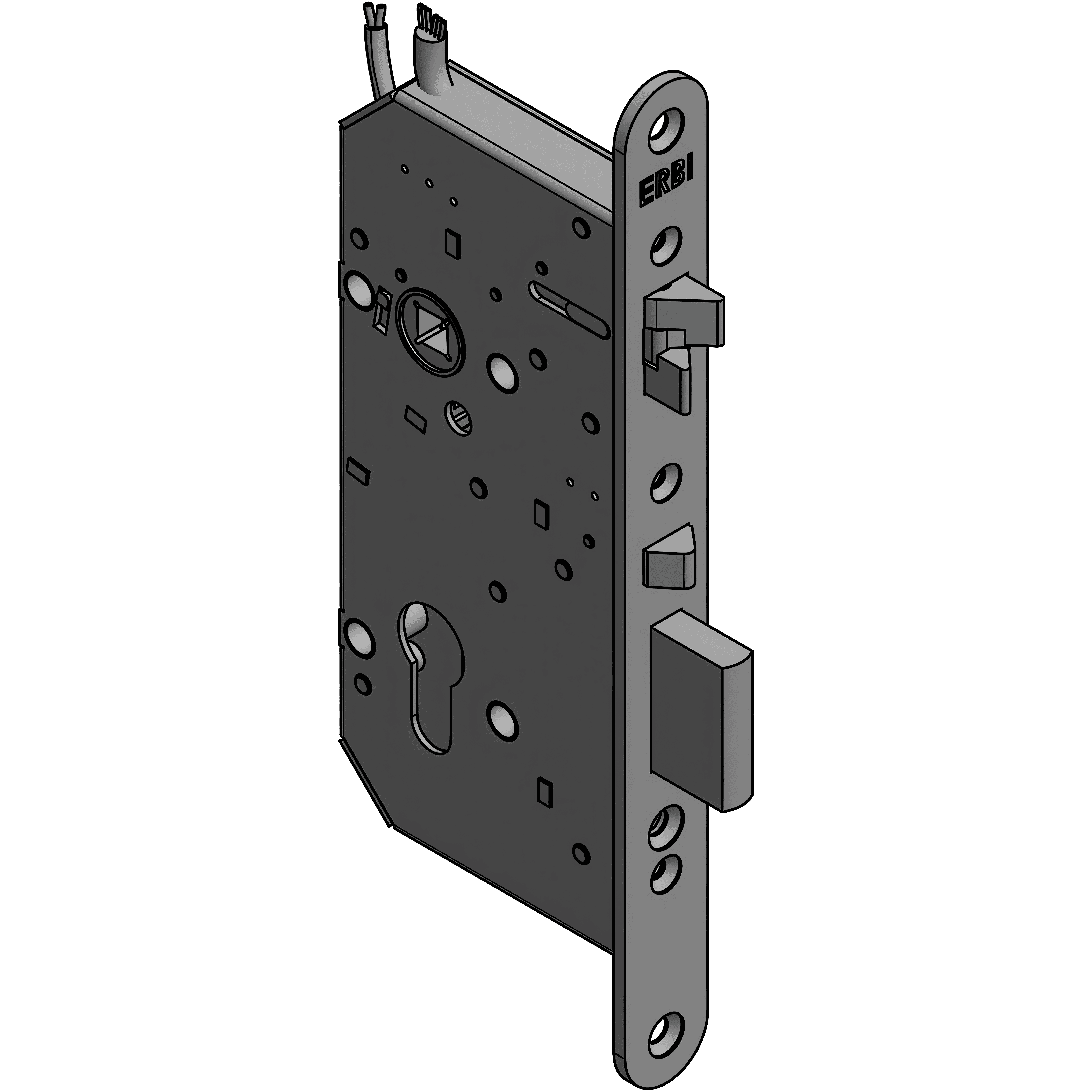 Zámečnický produkt ERBI samozamykací zámek elektromechanický HOT EL B 7255